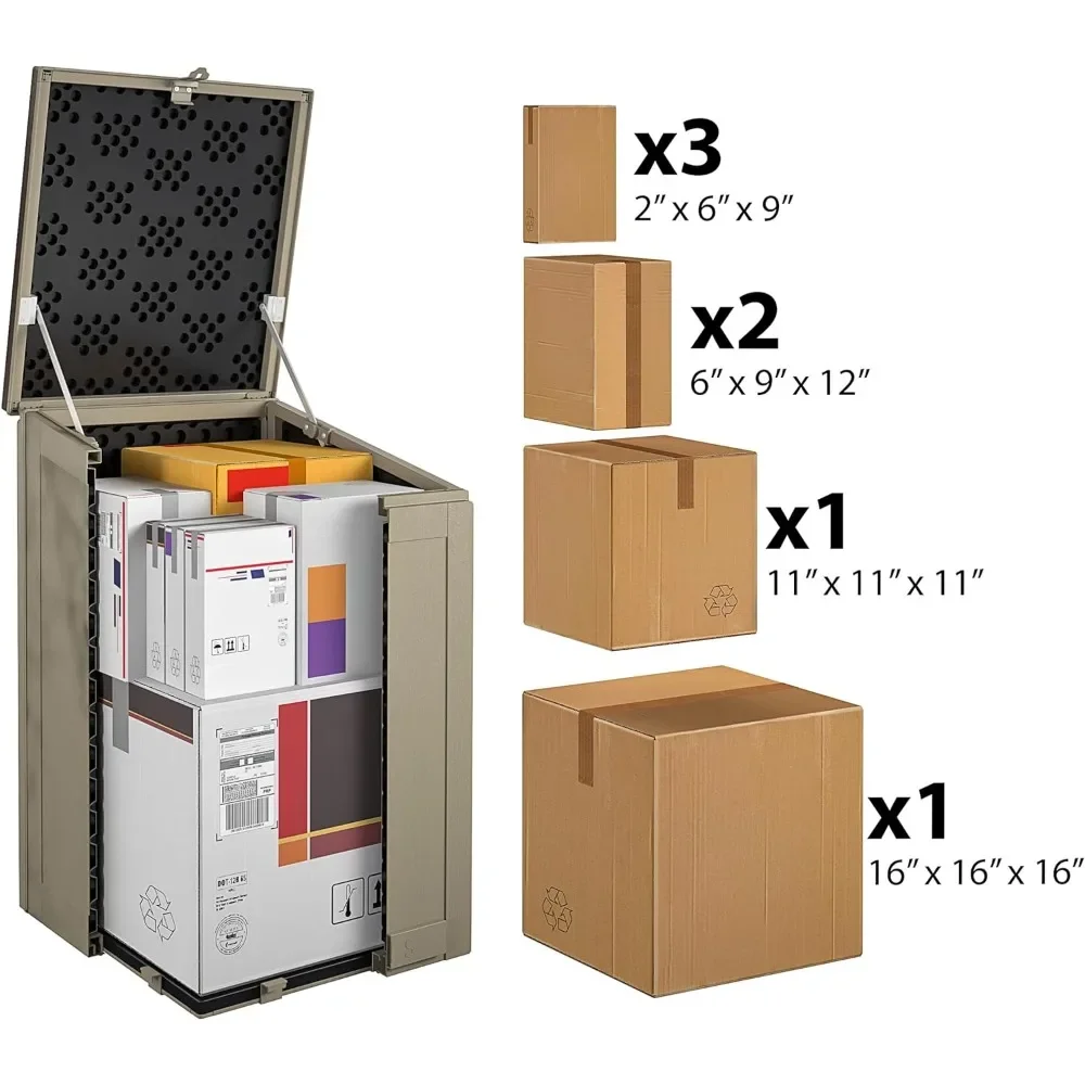 Large Lockable Package Delivery and Storage Box