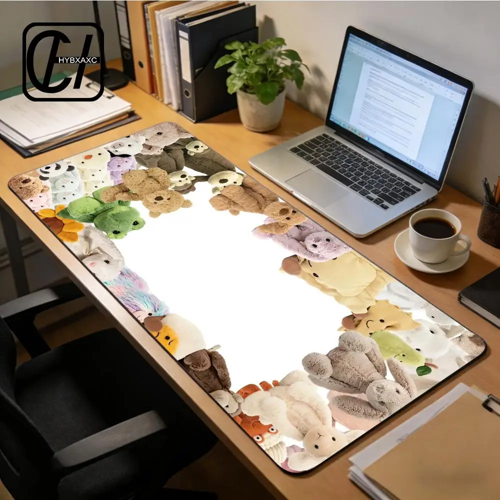 

Doll Mouse Pad large keyboard mouse desk pad non-slip rubber gaming mouse pad laptop mouse carpet