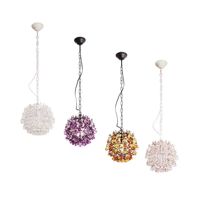 

Modern Crystal Chandelier Nordic Simple Bedroom Bedside Dining Room Lamp Aisle Living Room Art Pendant Lamp Aesthetic