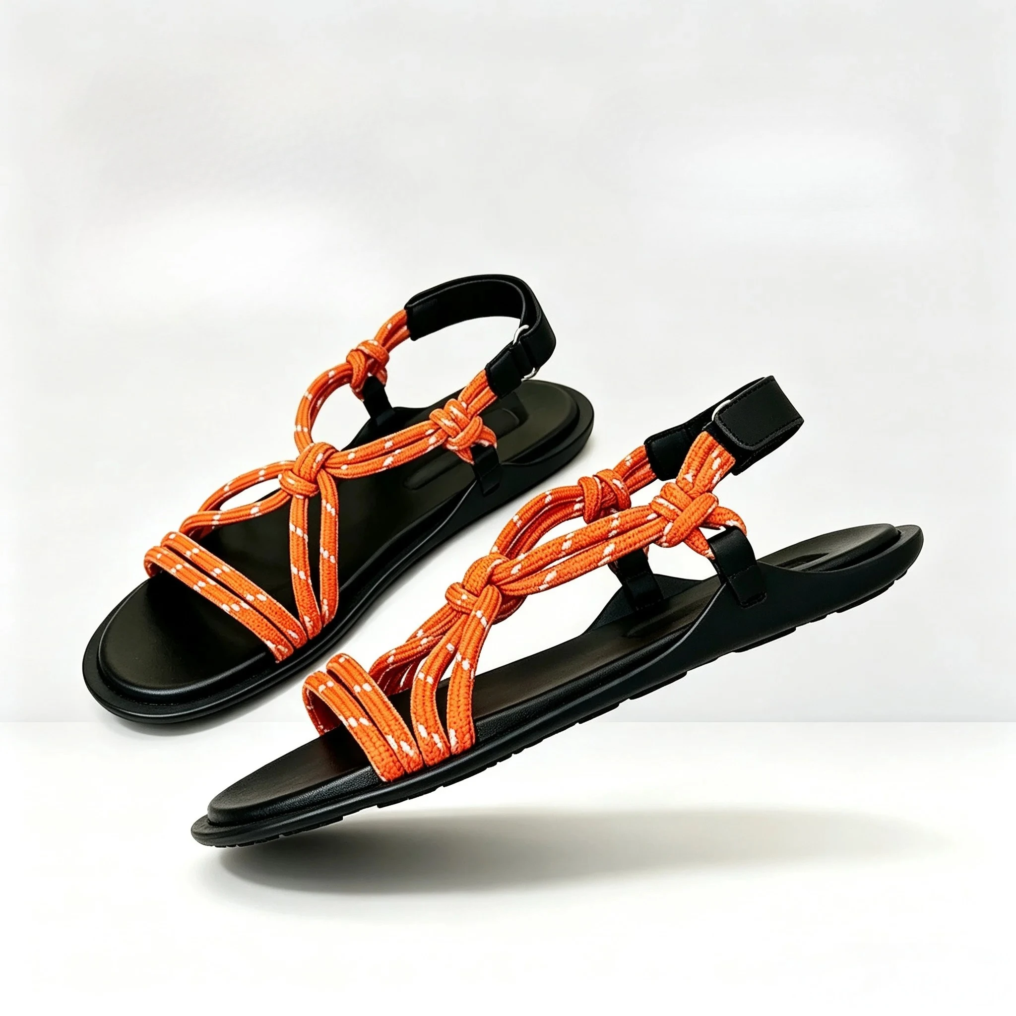 Luxury Hand-woven Sandals, Casual Flat Travel Sandals, Stylish Women's Flat Shoes, Brand Discounts, Holiday Gifts.