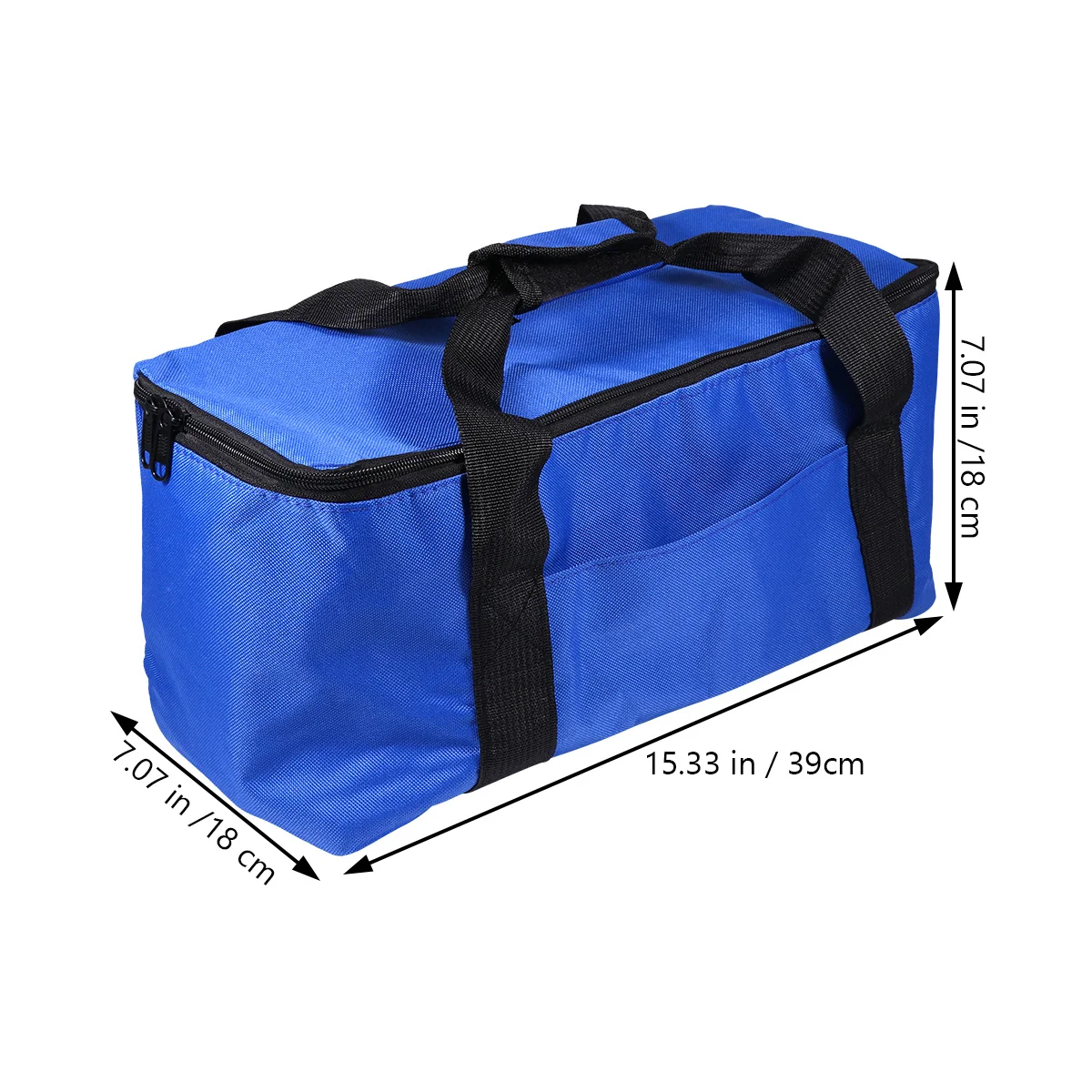 12L Large Capacity Insulated Cooler Bag For Food Delivery Pizza Lunch Portable Thermal Tote Oxford Cloth Aluminum Film
