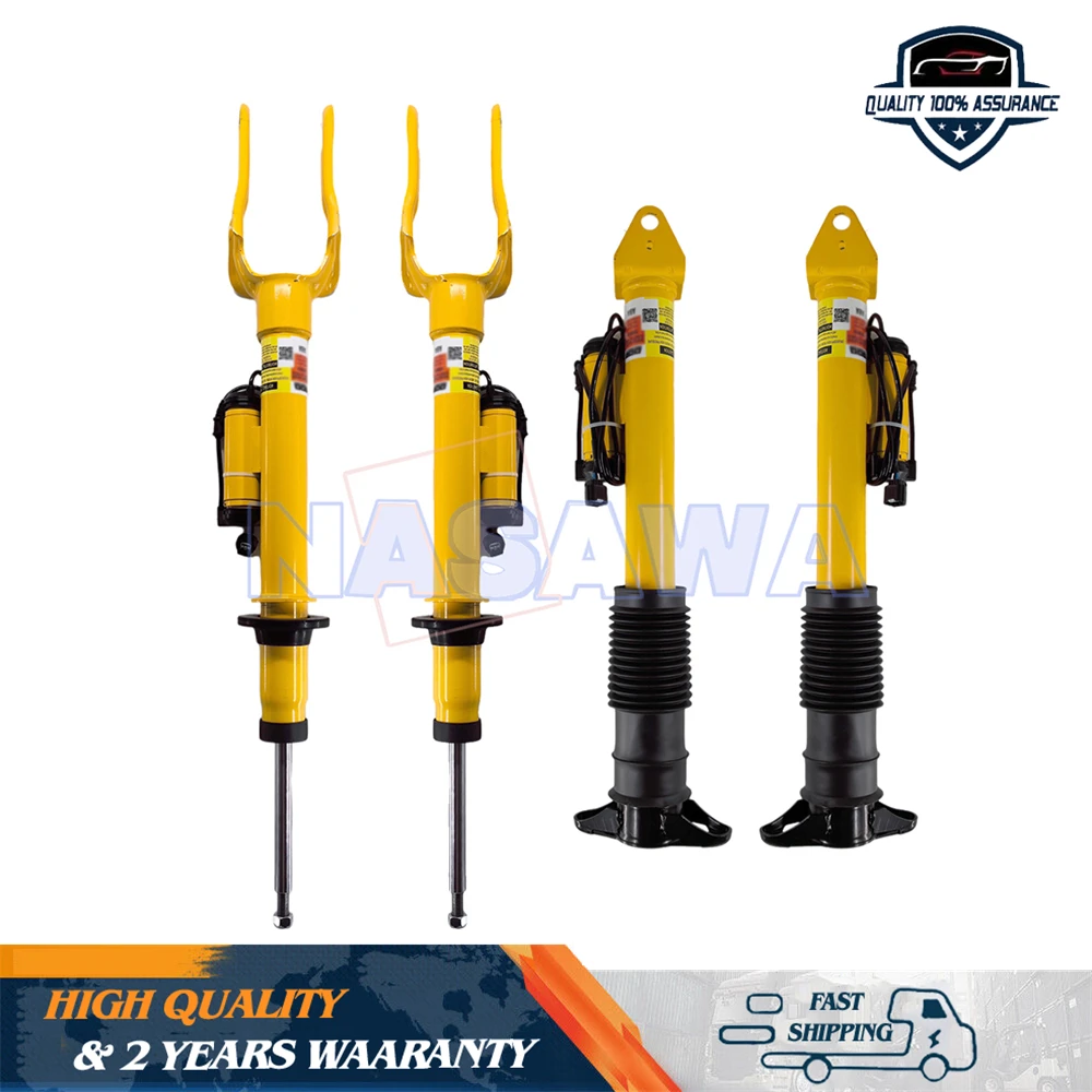 4PCS Front Rear Shock Absorbers Struts For Jeep Grand Cherokee SRT AWD 2012-2015 68139497AC 68139503AB