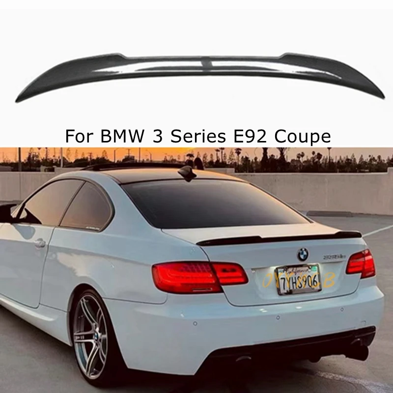 

Спойлер для BMW E92 3 серии 2005-2012 2 двери E92 CS Стиль черный Задний спойлер из углеродного волокна