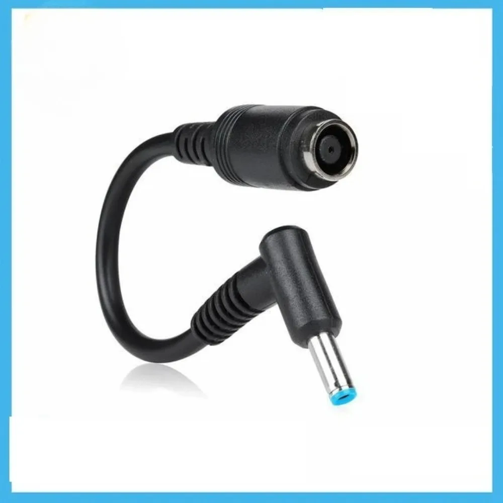 New DC Power Adapter Converter 7.4x5.0mm to 4.5x3.0mm Blue Tip with Center Pin Laptop Charger Jack for HP Dell Ultrabook Laptops