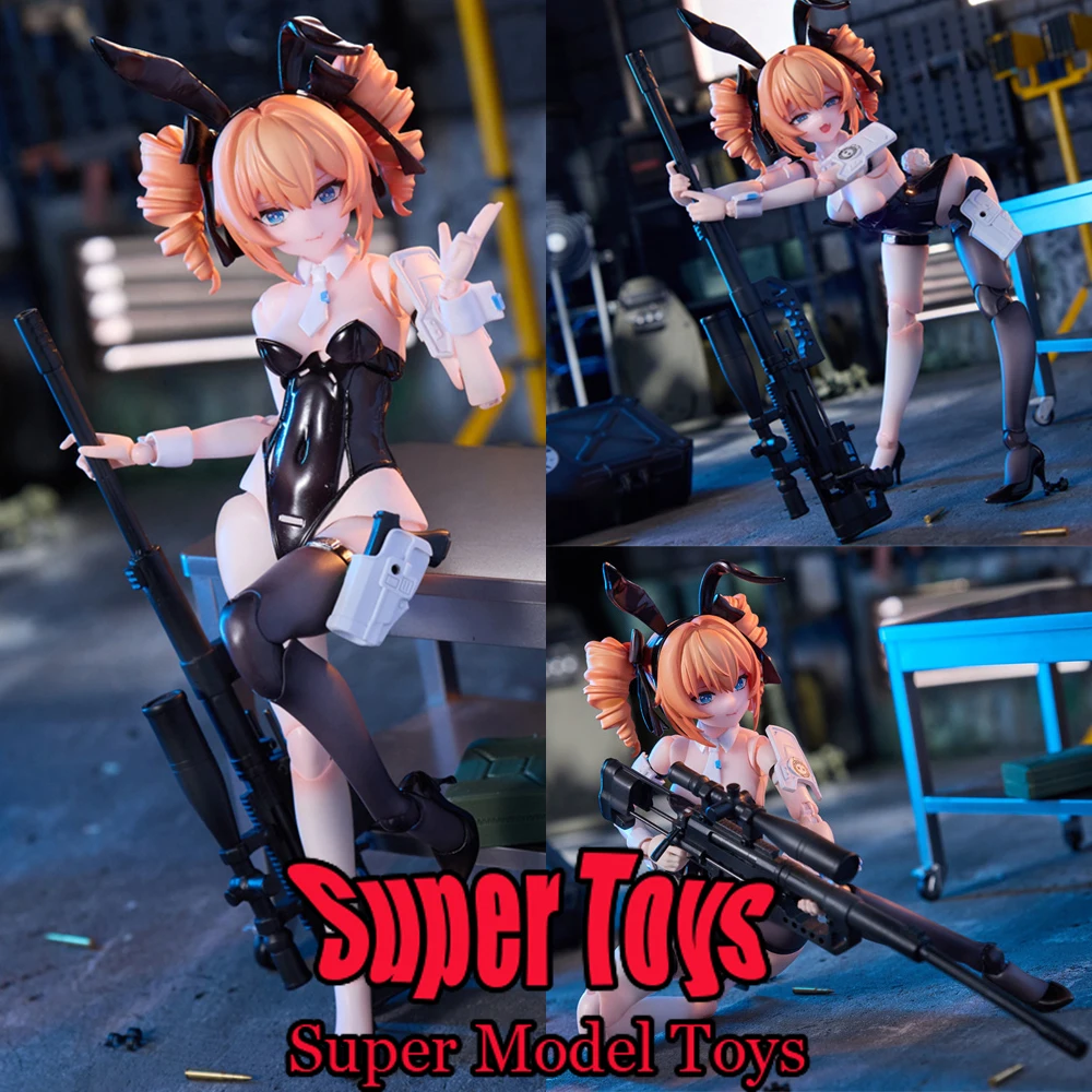 

In Stock 1/12 Scale Female Soldier LEONI Rabbit Reaction Team Sniper Full Set 6-inches Action Figure Model Gifts Collection