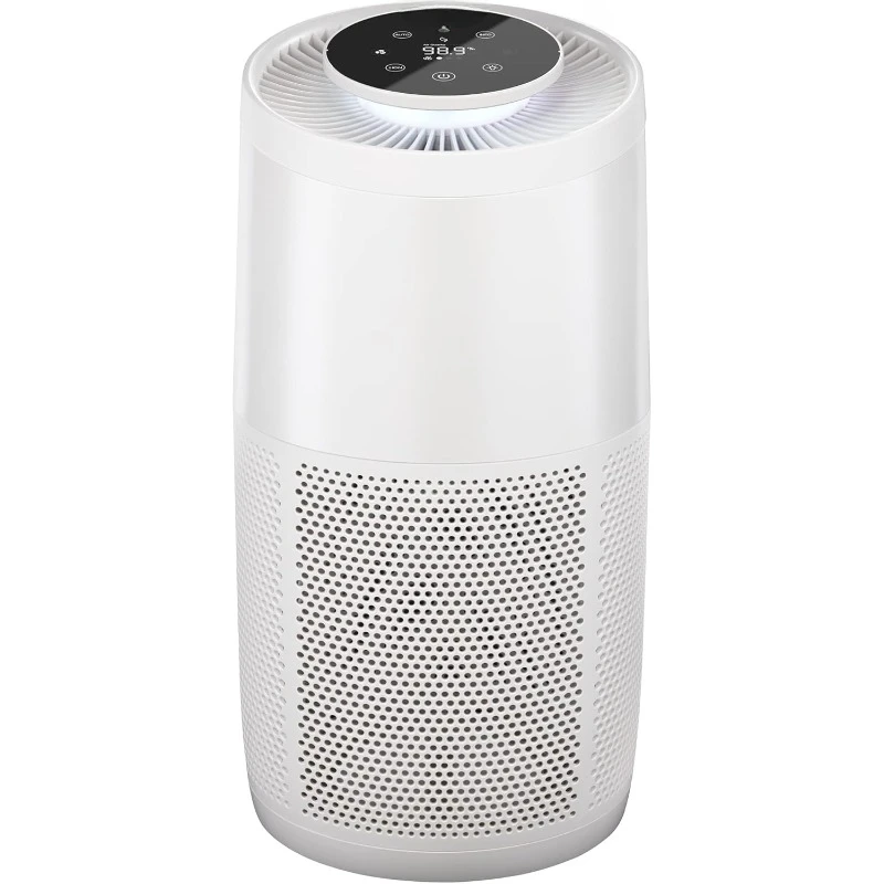 Top Sellers Quiet Air Purifier Rooms Up To 1,940ft 2 Removes  of Dust Smoke Odors Pollen & Pet Hair for Bedrooms Offices Pearl