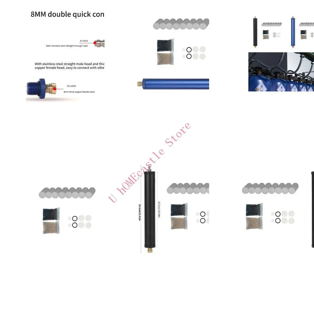 63HF Advanced 3 Stage Oil Water Filter Aluminum Build Energy Saving Tool for Diving