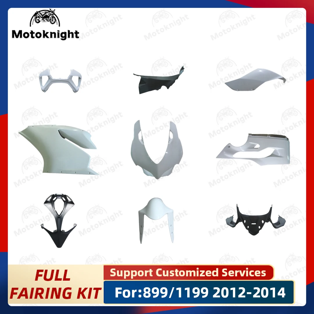 

Fairing Kit Fit For Ducati 899 1199 2012 2013 2014 Full Set Motorcycle Fairings Unpainted Bodywork Kits New ABS Plastic