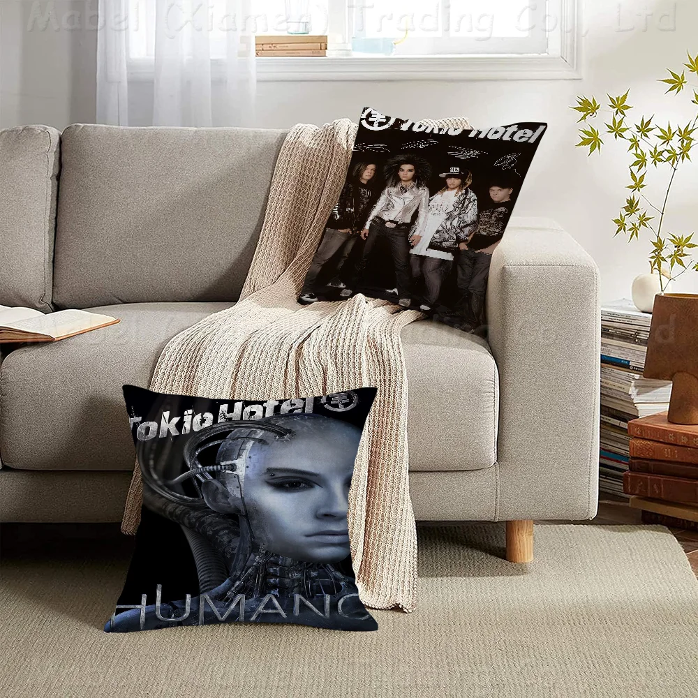 

Tom Kaulitz Tokio Hotel Cushion Cover Pillowcase Upholstery Sofa Throw Pillow Home Decor Pillowcas