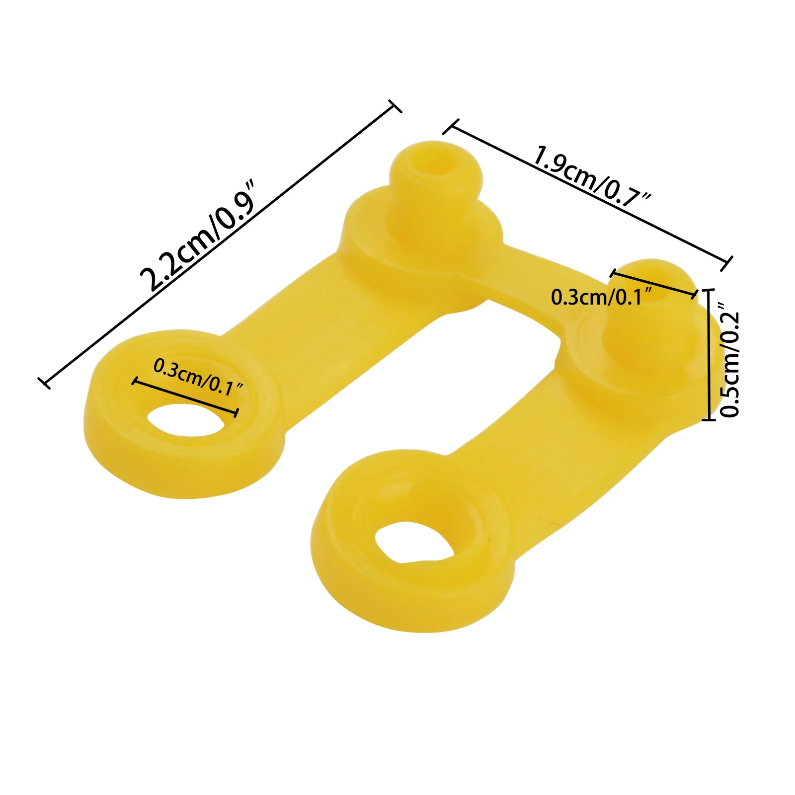 10 pcs/ Set Yellow Plastic Snap Clip Punch Card For Brother Knitting Machine card buckle accessories HG7714