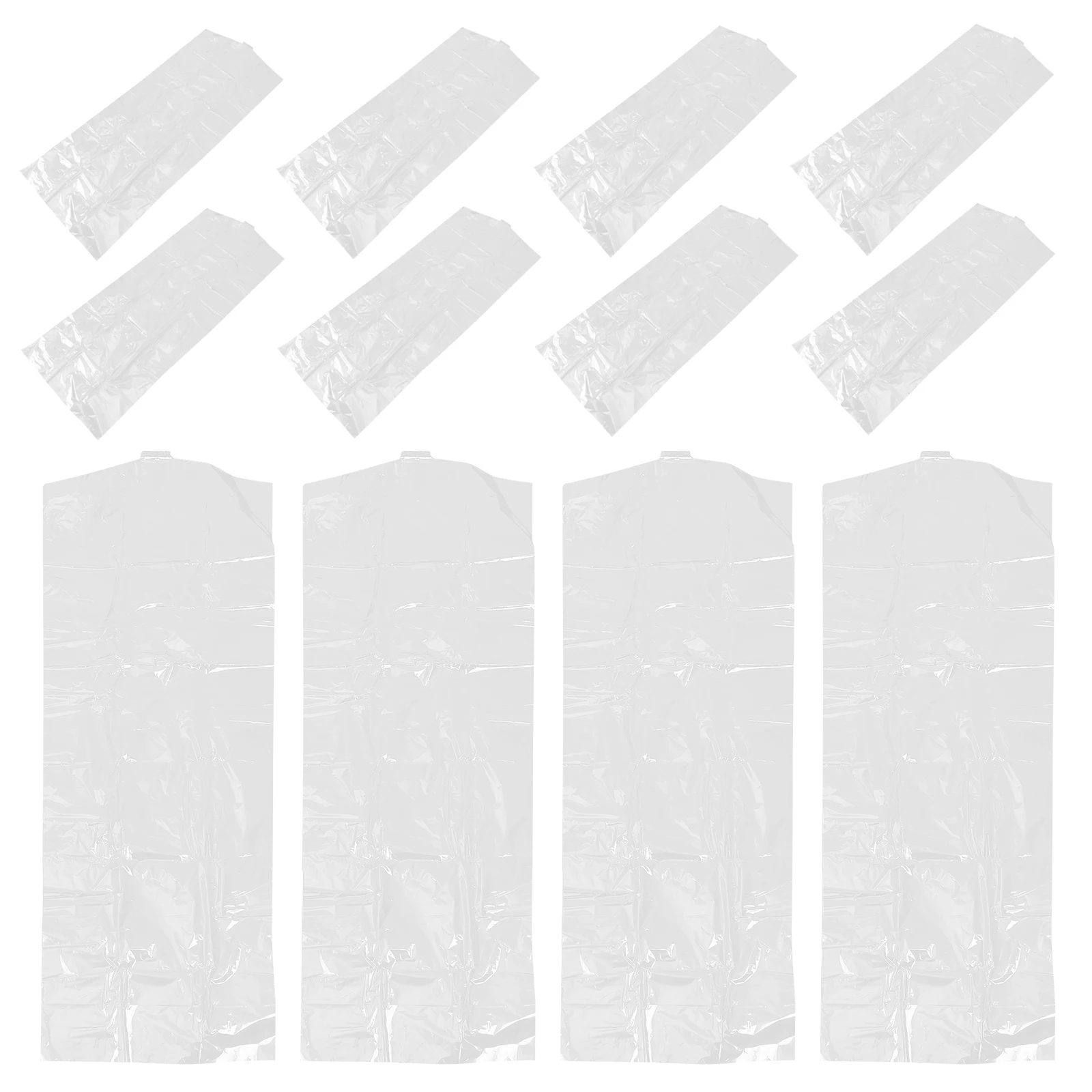 

30pcs Clothing Dust Cover Transparent Household Bags Suit Protective Hanging Storage Bulk Travel Closet Clothes Protector