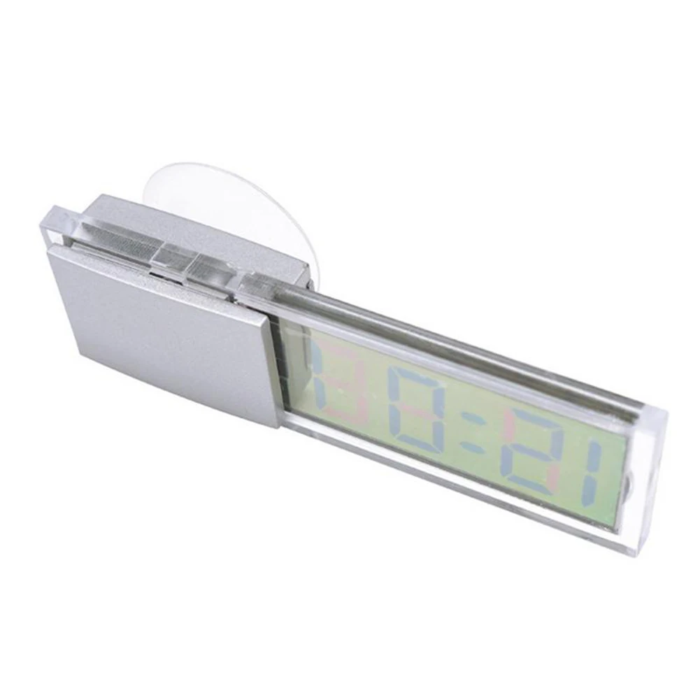 Car Car Electronic Clock ABS Material High Temperature Resistance LCD Digital Display Low Temperature Resistance For Home