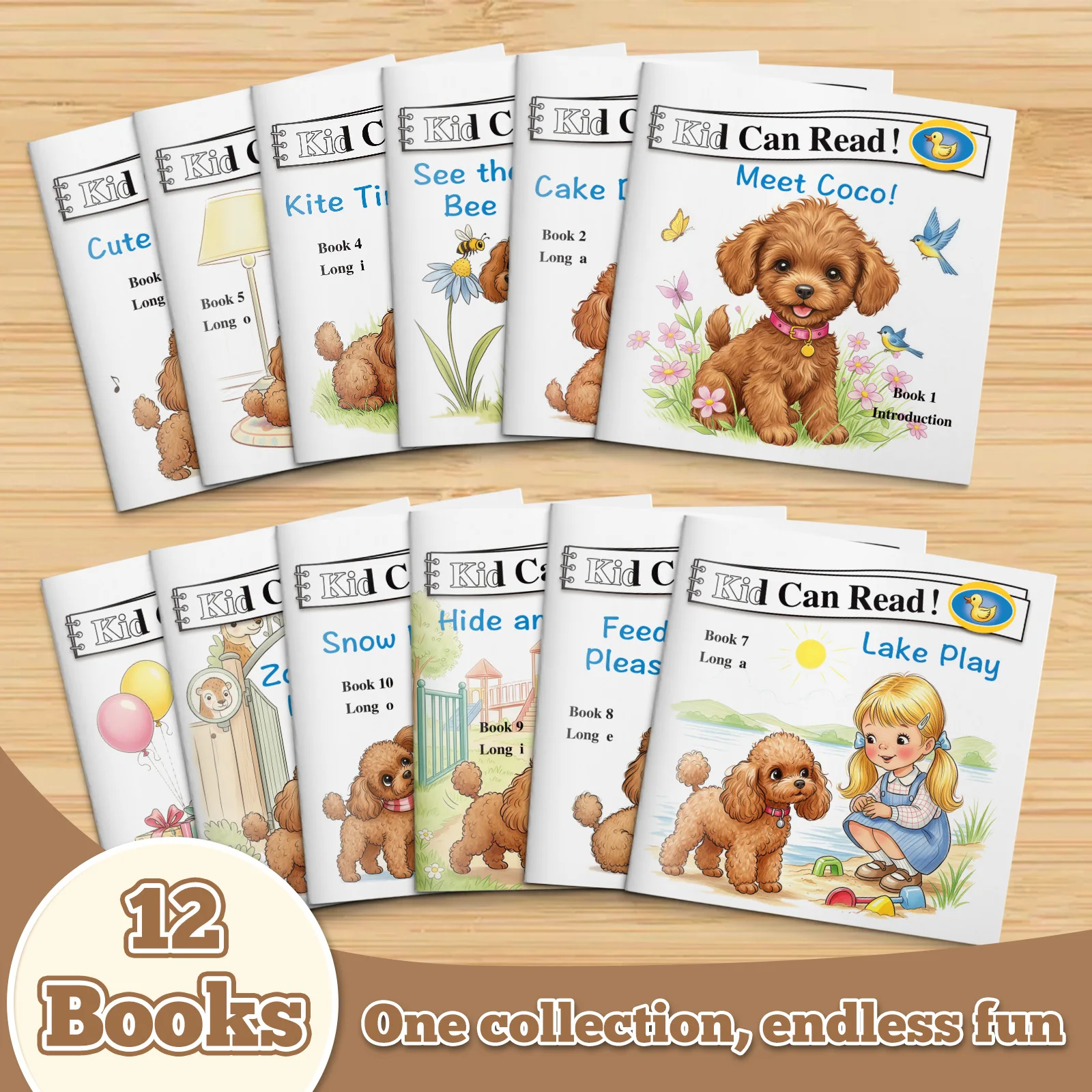 Children's picture storybook, containing 12 short stories, suitable for early childhood education and bedtime story reading.
