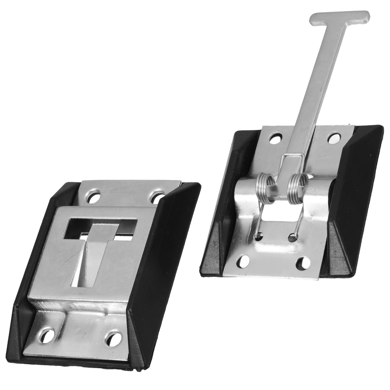 

Wind Hook Metal T-Style Door Holder Heavy Duty Latch T-Style Door Holder for Van Trailer Secure Fixing