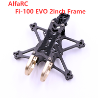 AlfaRC Fi-100 EVO 2inch Propeller Toothpick Frame Kit RC Racing Drone support DJI O3 Air Unit Caddx Nebula 1103 1204 1206 Motor