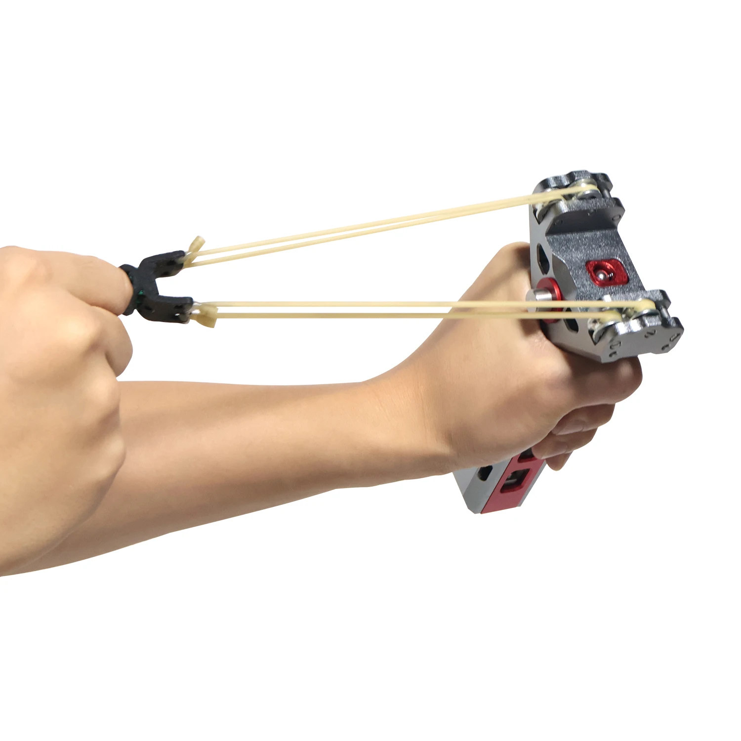 G5 Slingshot Accessories, Standard 8mm Steel Balls, Outdoor Shooting T-Shaped + Ring Rubber Bands + Steel Balls Combo. view 6