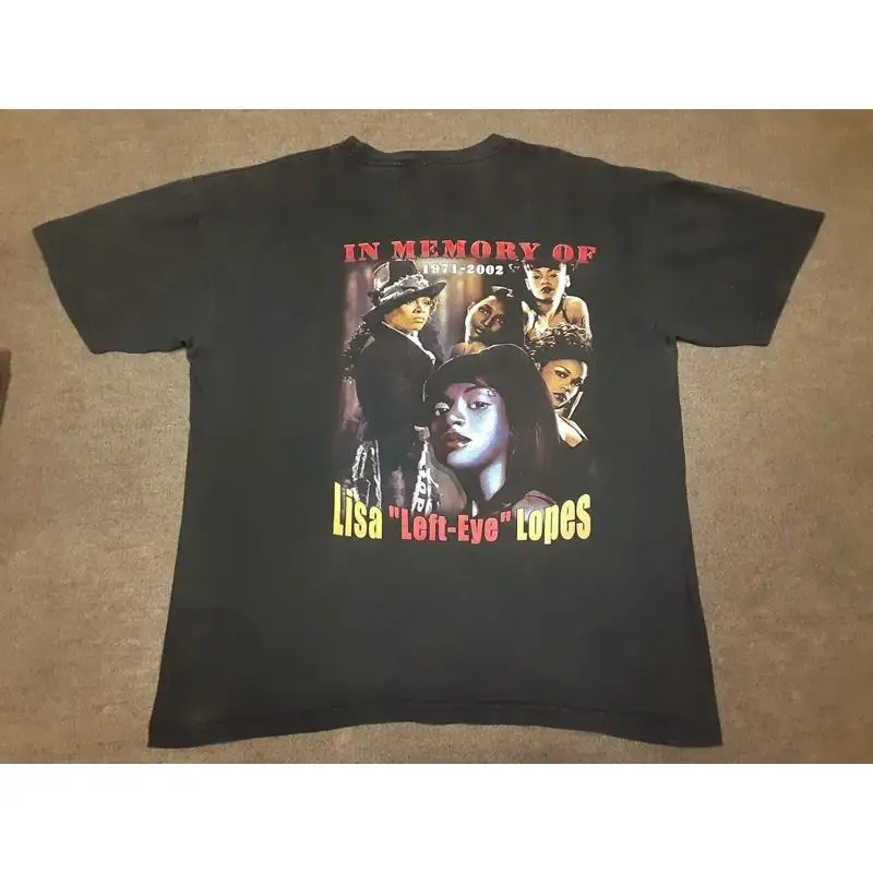 تي شيرت Vtg Y2K في ذاكرة العين اليسرى إلى الأبد Crazysexycool Tlc R B Rap #1