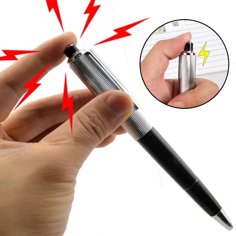 

1/3pcs Creative Electric Shock Pen Utility Gadget Gag Joke Funny Prank Trick Novelty Friend's Best Gift