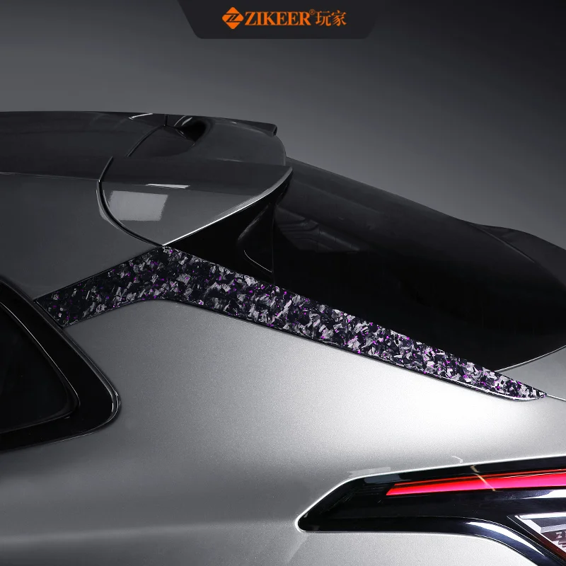 Suitable for ZEEKR 001 C-pillar carbon fiber patch genuine carbon modification without damage