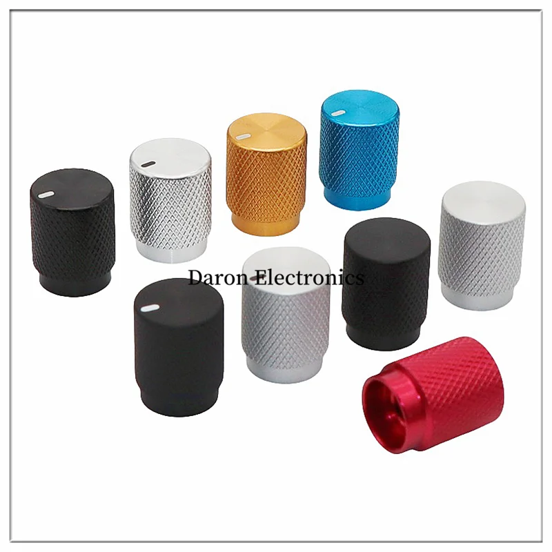 Color aluminum alloy knob 12.5*16 Potentiometer knob cap Audio device volume adjustment cap Rotary switch cap