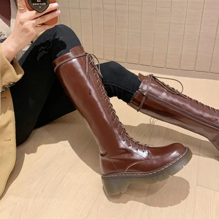 High Heels Women's Boots High Heels Leather Boots Velvet Party Boots Winter Warm Boots Dance Fashion Party Boots