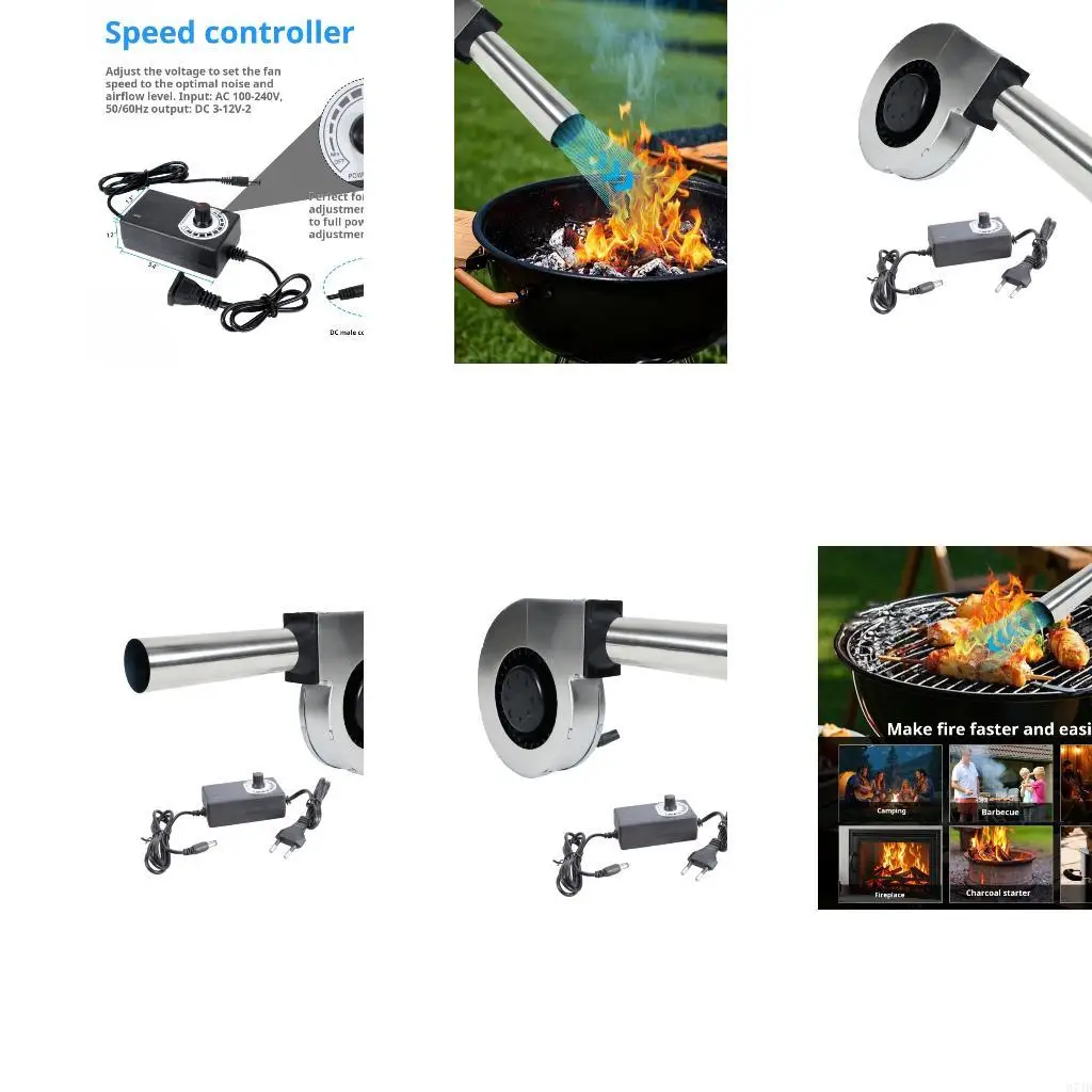 

Powerful 110Mm Blower With Flexible Speed Control Suitable For Campings Stove 37JD