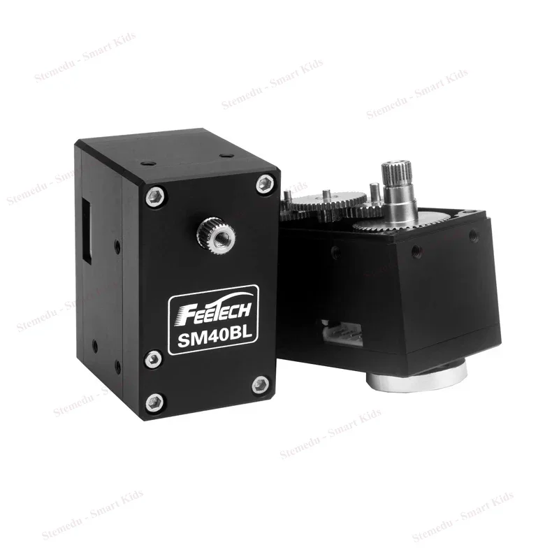 Feetech SM40BL 40 كجم حافلة تسلسلية مؤازرة RS485 الاتصالات فرش التشفير المغناطيسي 0-360 °   تعليقات الموضع 12-24 فولت للروبوتات