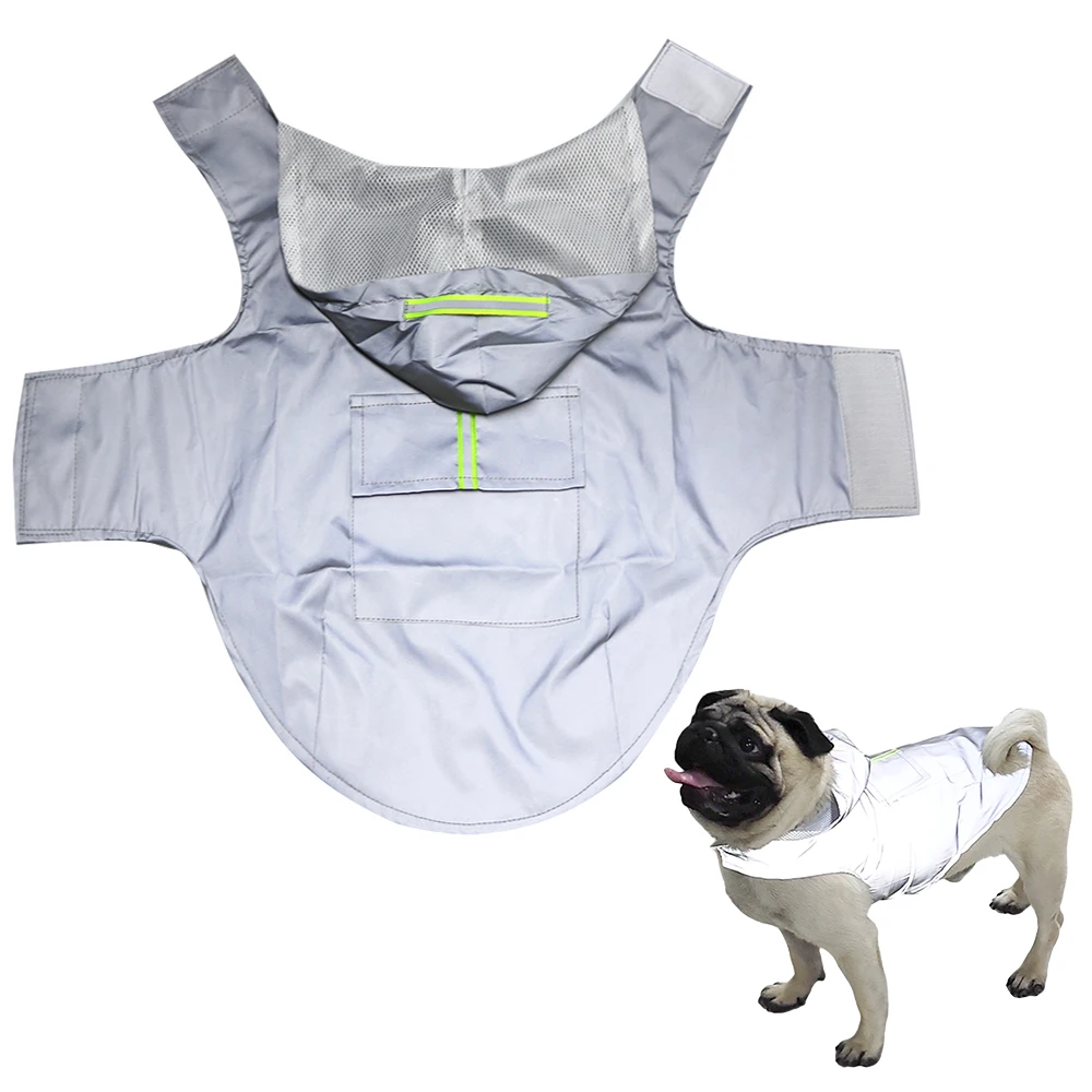 Reflective Dog Raincoat Waterproof Dog Clothes For Small Large Dogs Rain Coat Golden Retriever Raincape Pug Chihuahua Pet Poncho