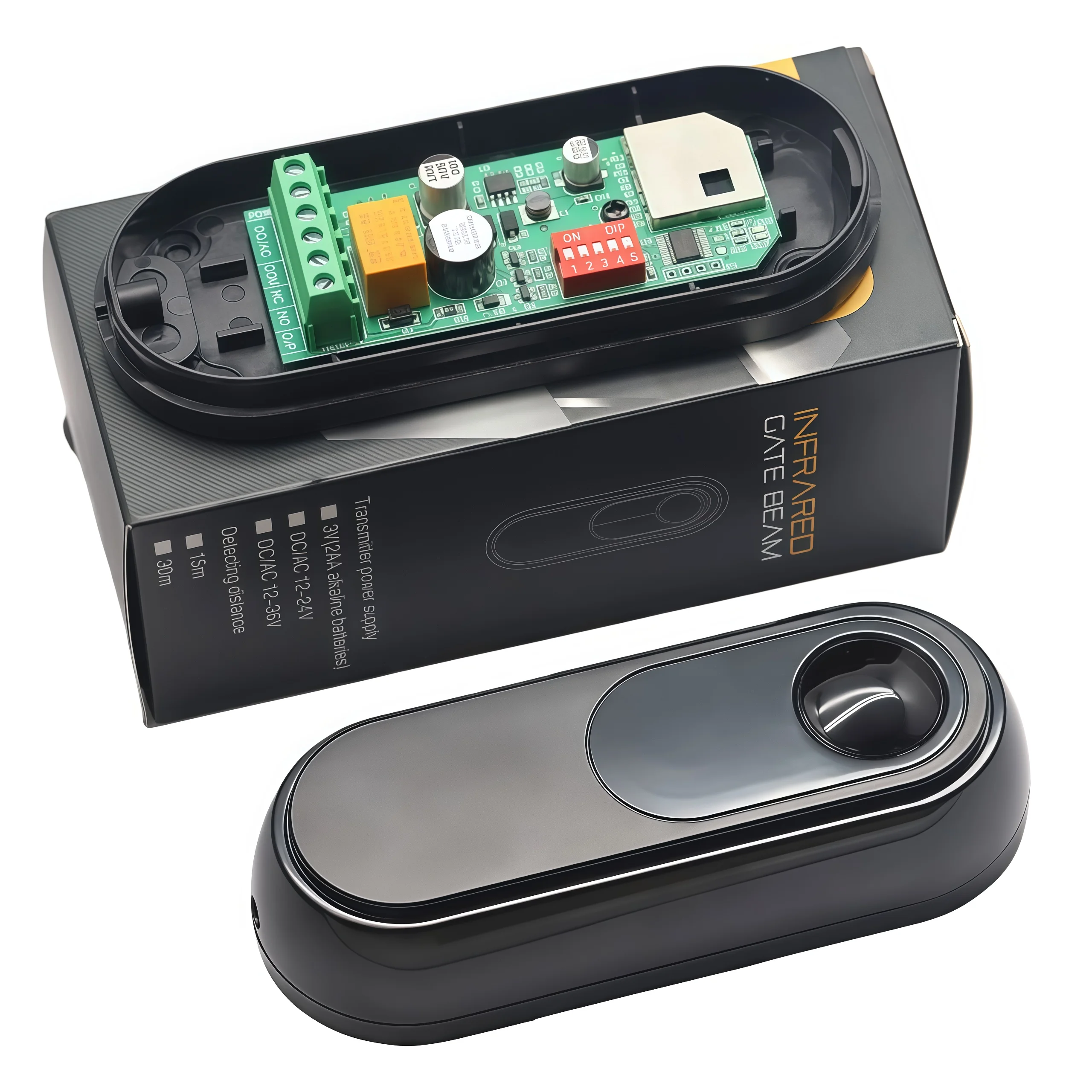 

DC 12-36v Infrared Sensor Detector Door Safety Photocell Beam Sensor for Automatic Door