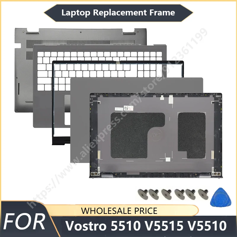 

Новинка для ноутбука Dell Vostro 5510 5515 V5510 V5515, задняя крышка ЖК-дисплея, передняя панель, упор для рук, нижний корпус