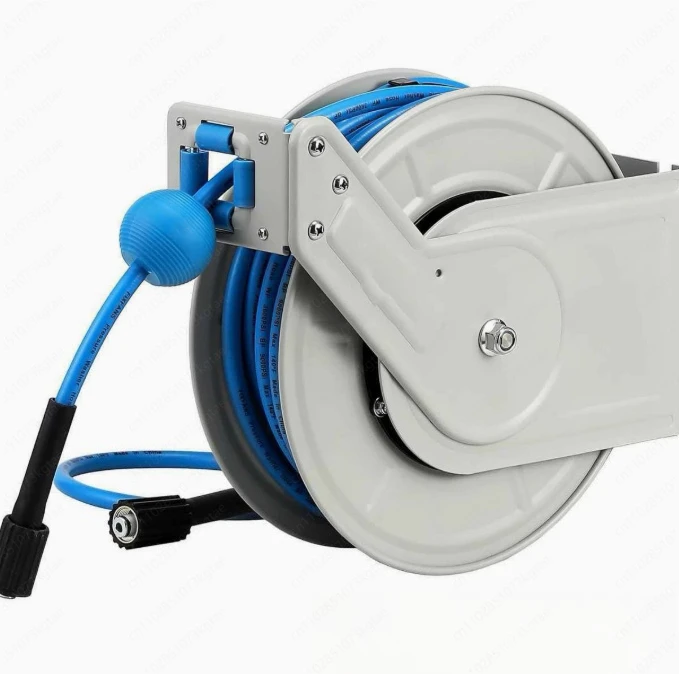 Automatic Telescopic Reel, Strong Industrial Spring Lubricating Oil Reel, High Pressure Water Flushing Drum