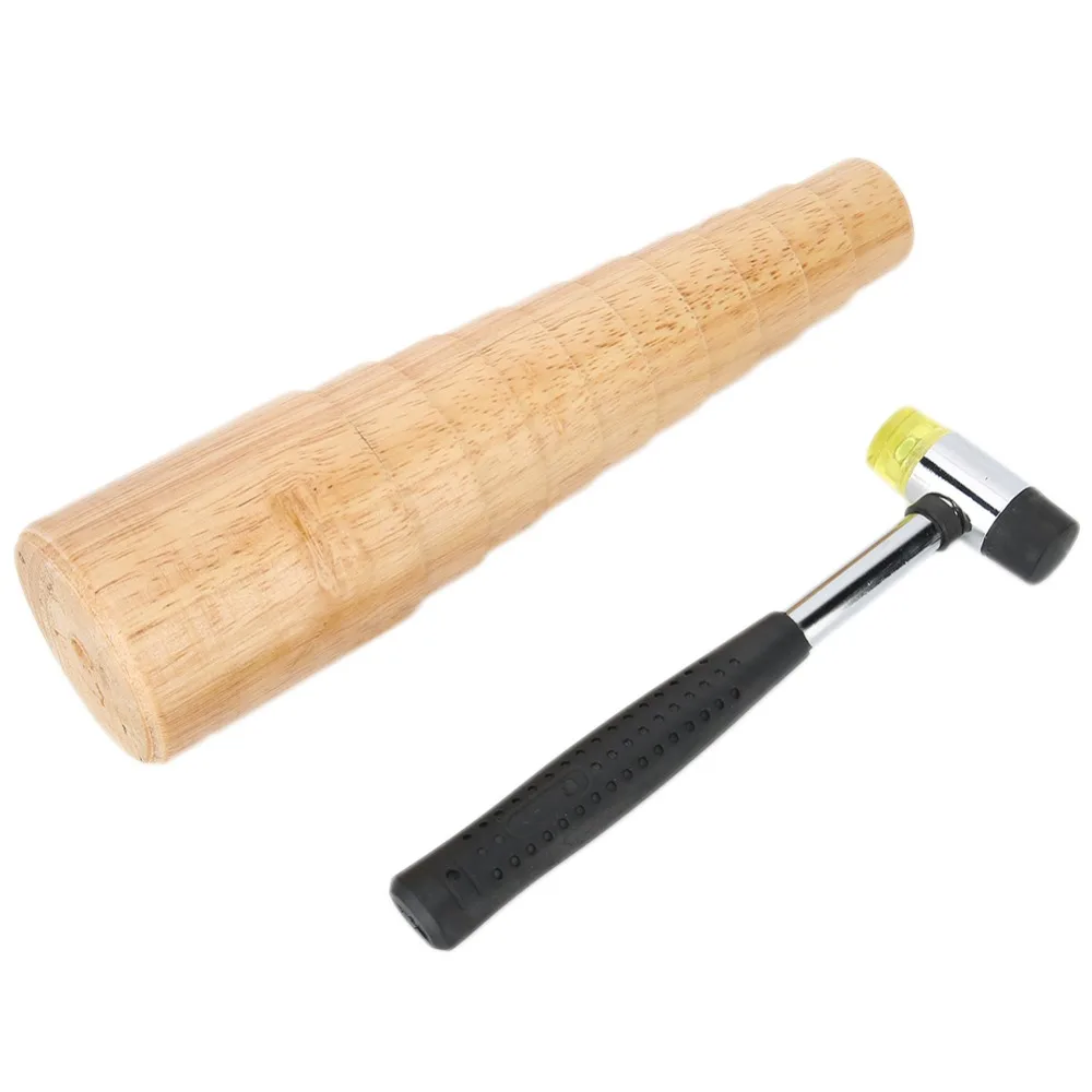 

2Pcs Stable Solid Wood Mandrel Stick Trapezoidal Step Shape Jewelry Tool Set Round Repair Tool Jewelry Repair
