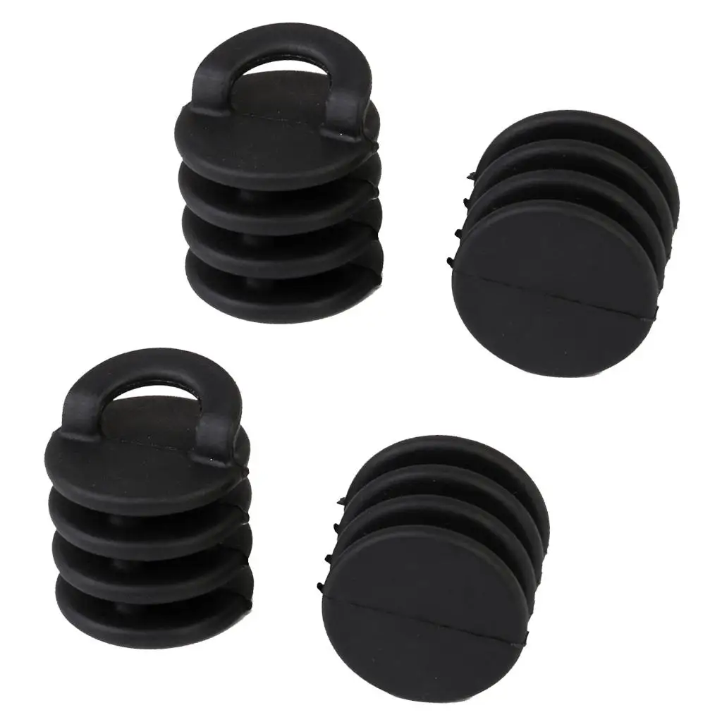 4x Portable Small Large Plastic Kayaking Drain Plug Drain Plug Marine Yacht