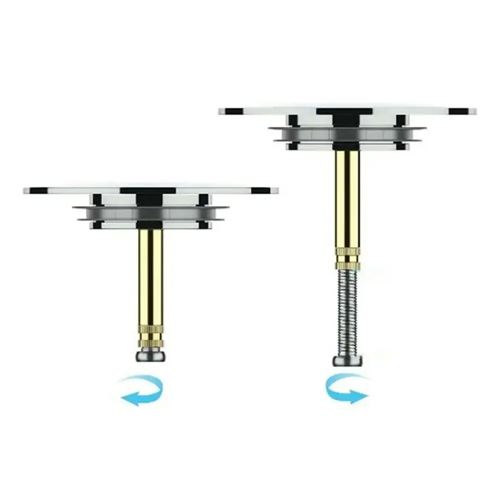 

1Pcs Durable Pop Up Waste Stopper Bathtub Plug Only Flat Seal Adjustable Bath Stopper Brass 70mm Bathroom Tub Drain Filter