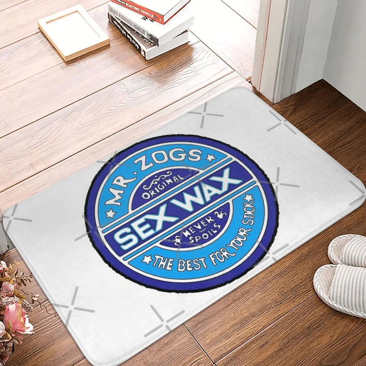 

Mr Zogs Blue 40x60cm Carpet Polyester Floor Mats Modern Doorway Home Decor