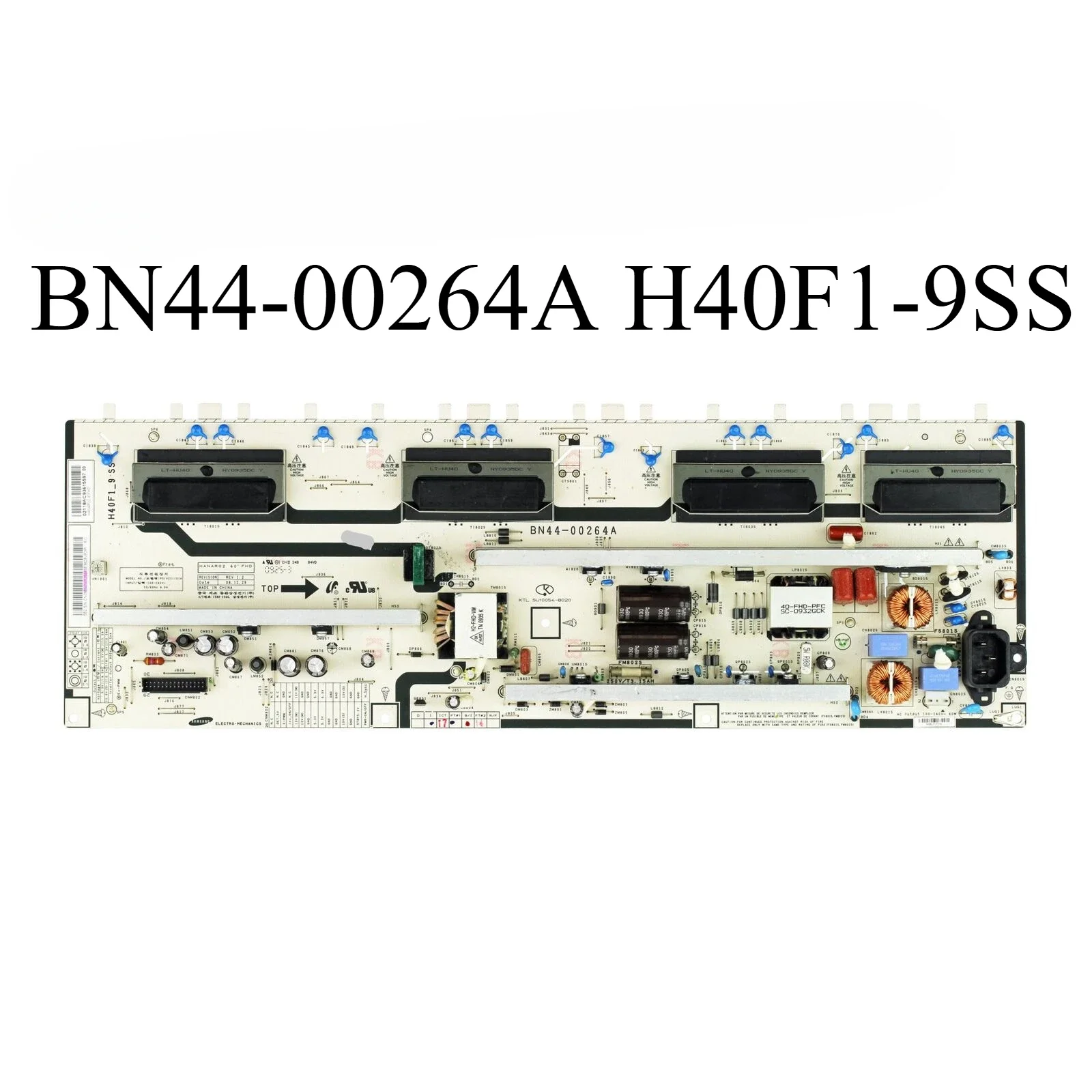 

Original BN44-00264A = BN44-00264B = BN44-00264C Power Supply Board is for LE40B553M3W LE40B554M2W LE40B620R3P LE40B620R3W TV