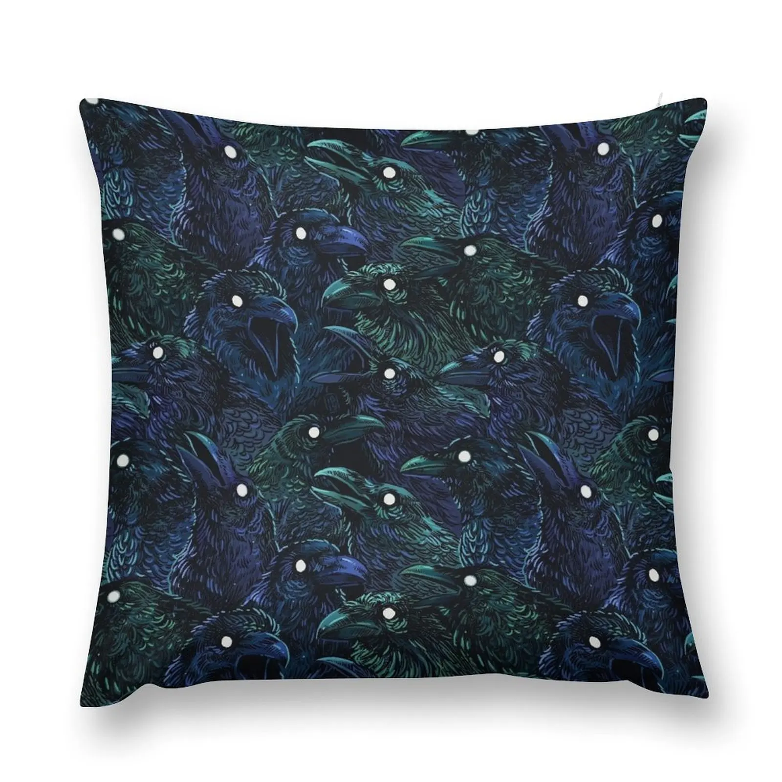 

Raven pattern Throw Pillow Decorative Pillow Covers For Sofa Room decorating items Ornamental Pillow Cushions For Sofa