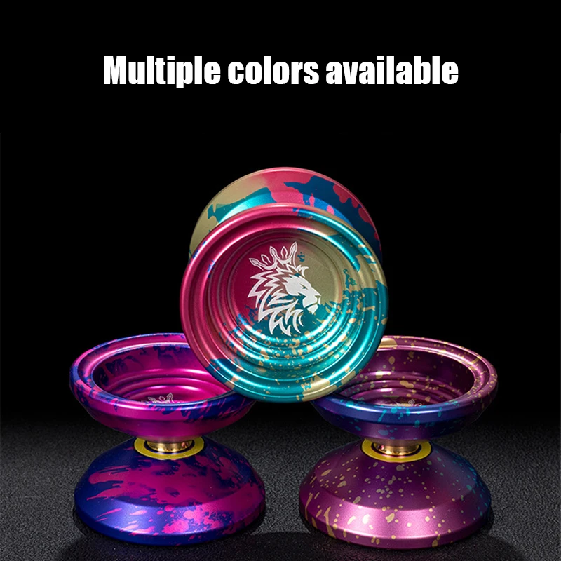 Yoyo Professional Competition Metal Yo Yo Factory with 10 Ball Bearing Alloy Aluminum High Speed Unresponsive Toys for Kids Yoyo