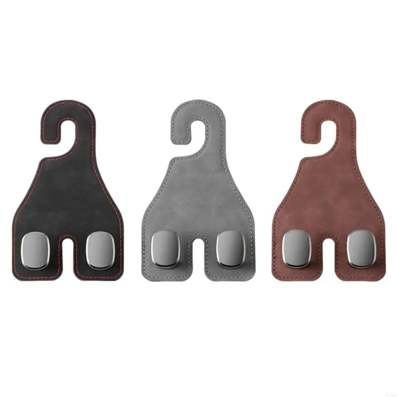 

31BC Car Back Seats Double Hook Heavy Duty Car Hook for Bags Handbag Purse Umbrella Auto Interior Storage Hook Headrest Hooks