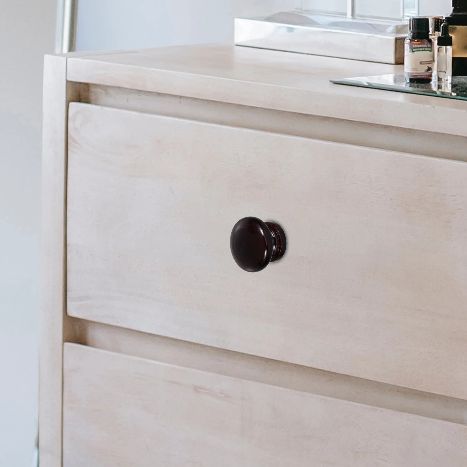 12 قطعة درج خشبي يسحب المواد الخشبية سهلة التركيب لمقابض باب الخزانة المقابض الرجعية الأثاث الأجهزة تسحب