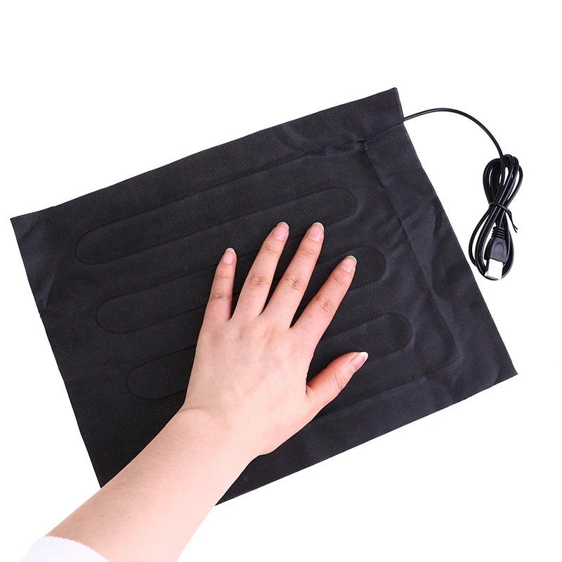 24*30cm USB Heating Pad USB 5V Carbon Fiber Heating Pad Hand Warmer USB Heating Film Electric Winter Infrared Fever Heat Mat New