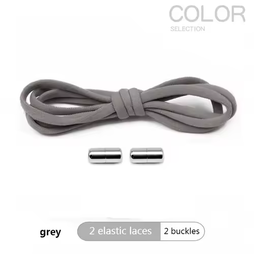 4Pcs/1Pair 100cm Elastic No Tie Shoelaces Metal Lock Shoe Laces For Kids Adult Sneakers Quick Shoelaces Semicircle Shoestrings - Image 19