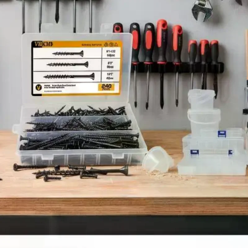 

100pcs Drywall Anchor Kit Hollow Wall Anchors Plasterboard Plugs Screws Butterfly Expansion Tube Pipe