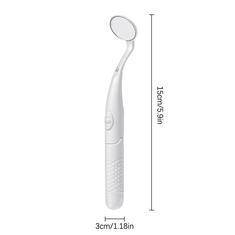 Portátil Dental LED Luz Boca Espelho, Dentista, Oral Verificação, Anti Fog, brilhante, Cuidados Dentários, Higiene, Instrumento Limpo, Reutilizável, 1Pc