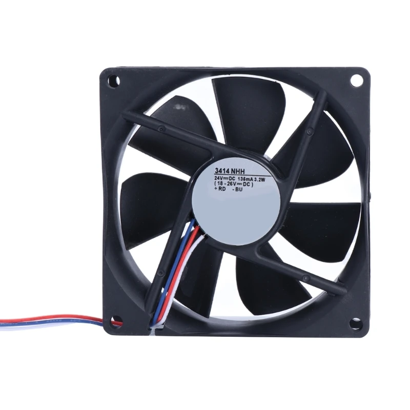 New Inverters Cooling Fan for 3414NHH 9x9x2.5 DC24V 135mA 3.2W 3Pin Fan for 3Pin Inverters Fan Dropship