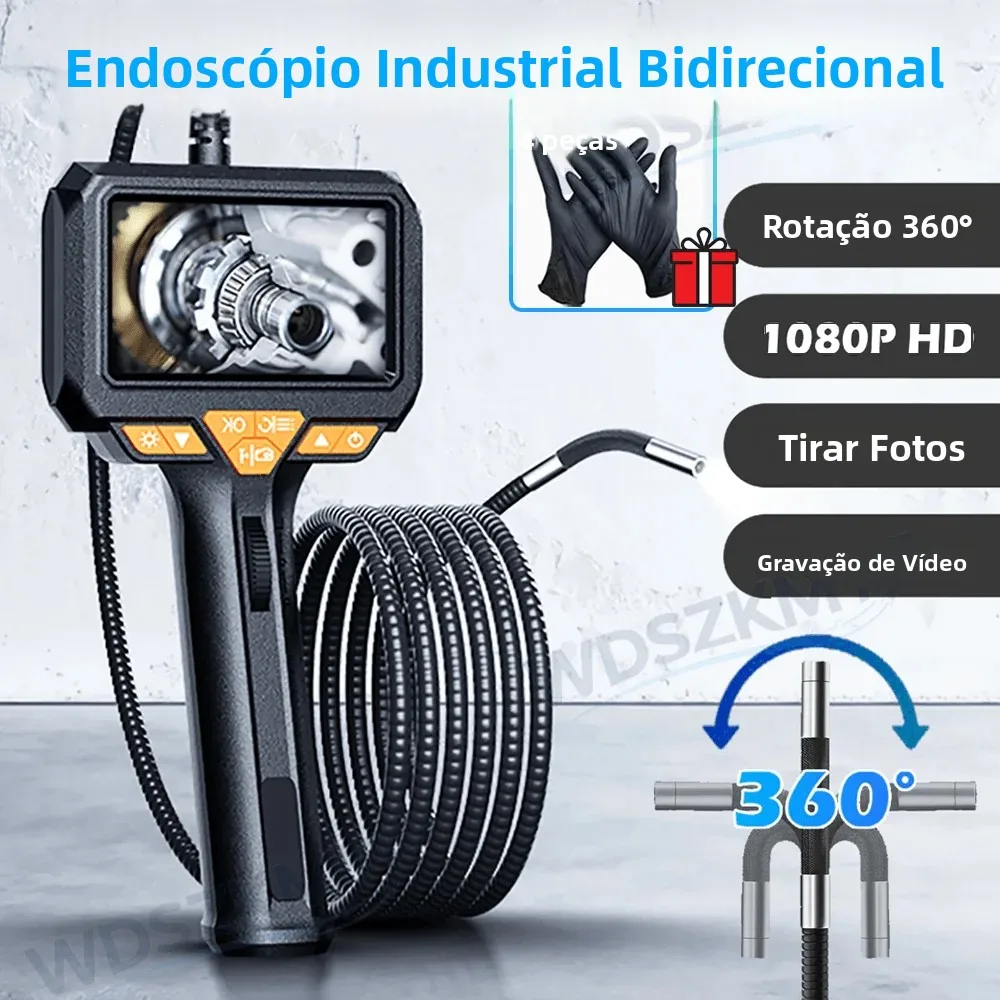 camera-d'inspection-industrielle-articulee-a-360°-1080p-8-60-mm-ecran-ips-43''-articulation-bidirectionnelle-pour-tuyaux-automobiles