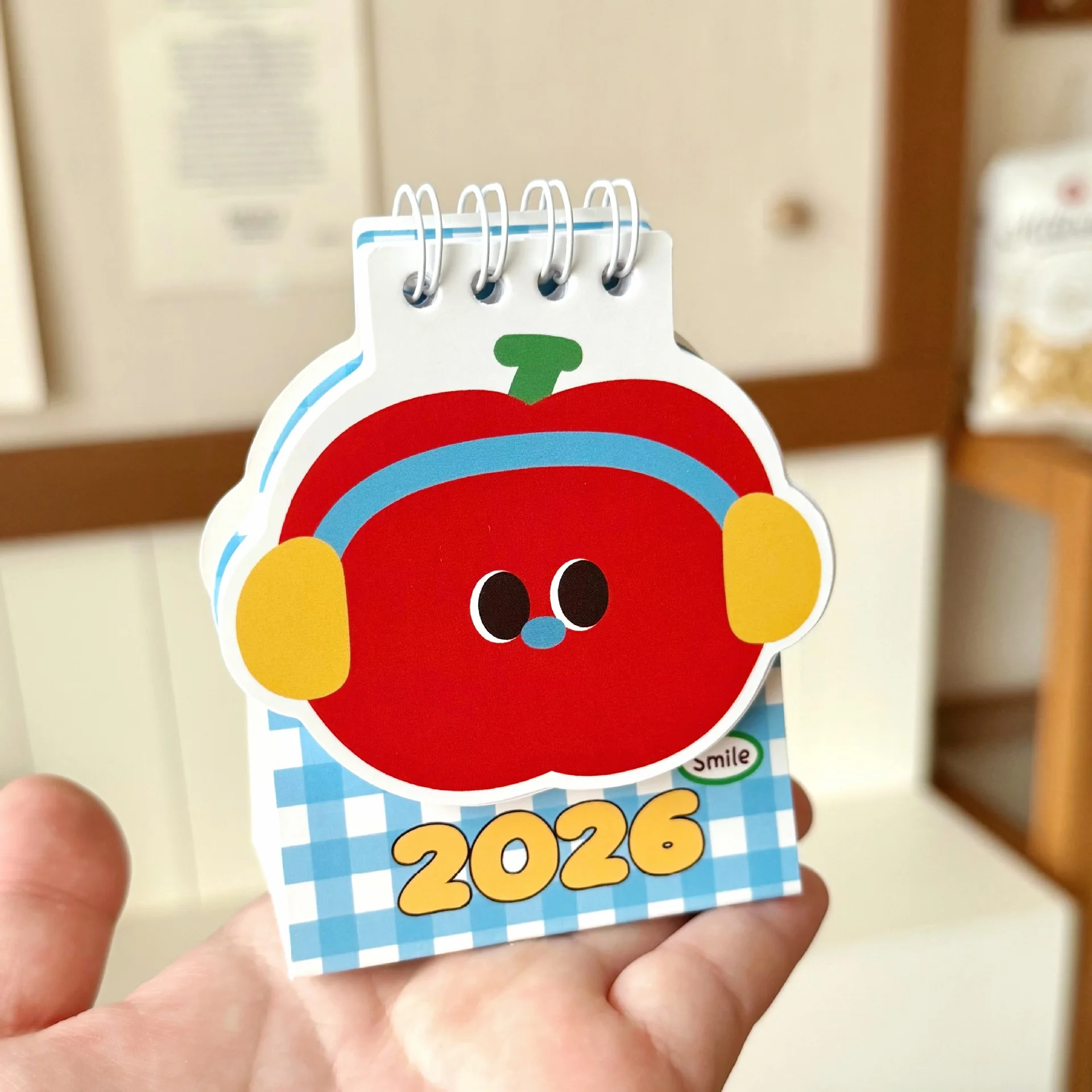 

2 шт. 2026 Apple Мини-календарь Украшение Настольный календарь