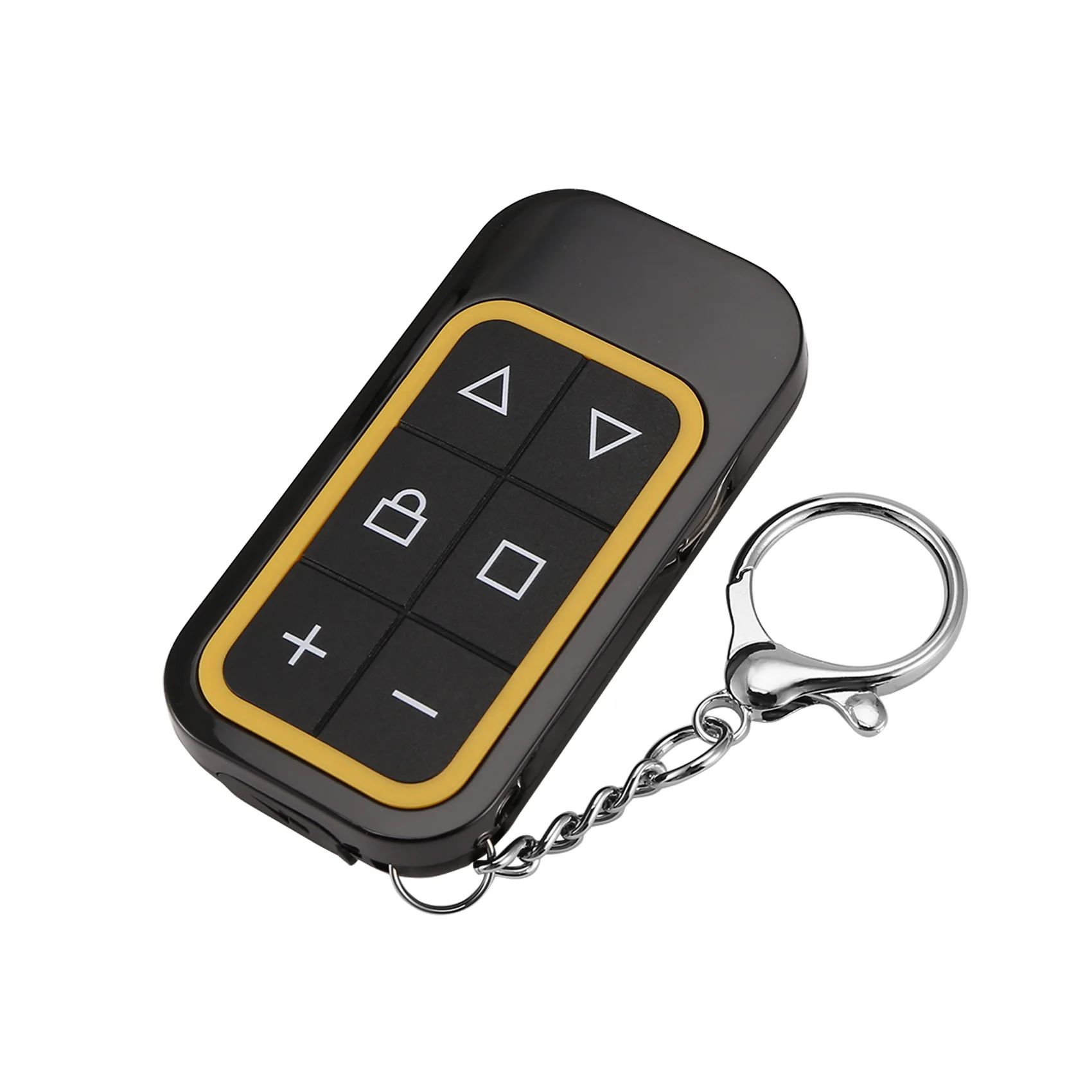 Wireless Remote Control 8-Channel Multi-Frequency Garage Door Rechargeable Full-Frequency Copy Remote Control Yellow