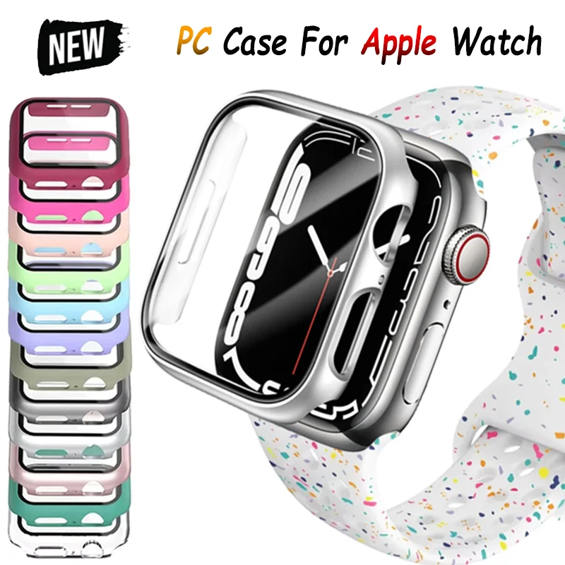 PC-Gehäuse für Apple Watch Ultra 3 49mm 11 10 46mm 42mm Stoßfänger-Displayschutzschale iWatch Series 9 8 7 6 5 4 SE 45mm 41mm Hülle