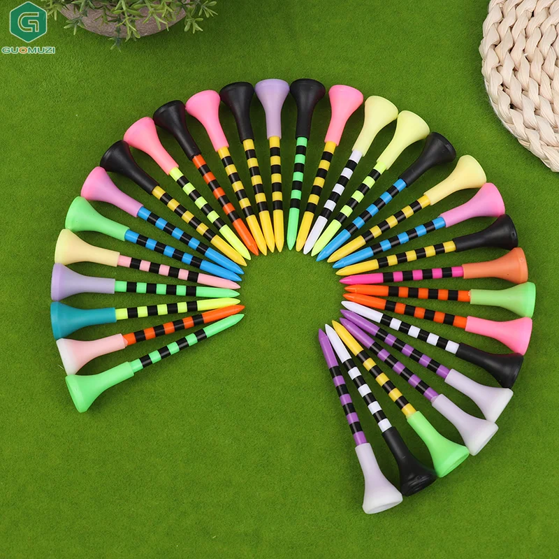 

Смешанные цвета, 10/20/30 шт., 70/83 мм, пластиковый чехол для гвоздей для гольфа, чехол для головы, держатели для мячей для гольфа, разные цвета, тренировочное пособие